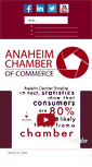Mobile Screenshot of anaheimchamber.org